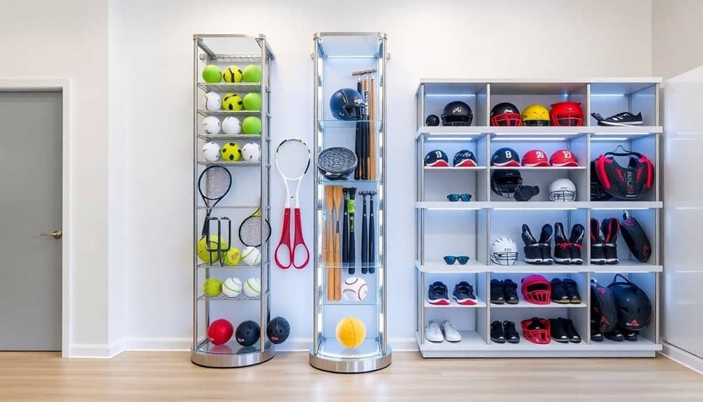 versatile athletic equipment organizer