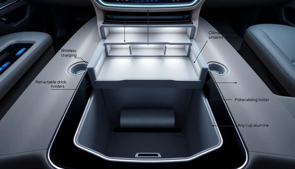 versatile center console features