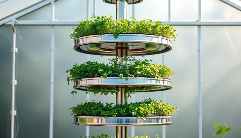 vertical garden carousel system