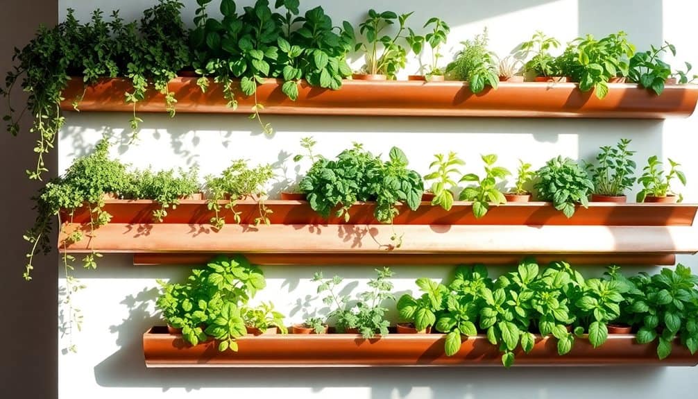 vertical indoor herb gardens
