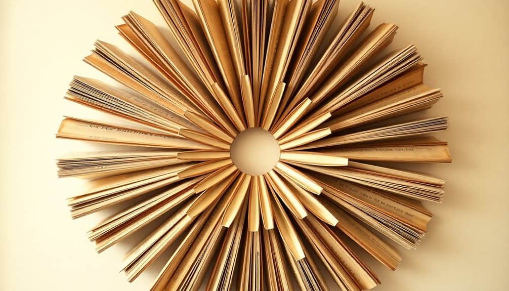vintage literature wall decor